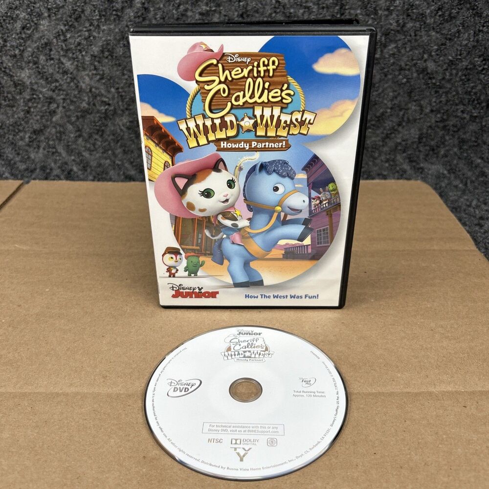 Disney Junior - Sheriff Callie's Wild West: Howdy, Partner (DVD) Rare OOP